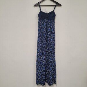 Lilka Women Sleeveless Babydoll Festival Boho Maxi Dress Size S Coachella Hippie